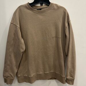 Zara mens crewneck coffee brown small